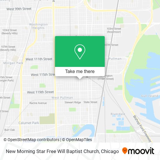 New Morning Star Free Will Baptist Church map