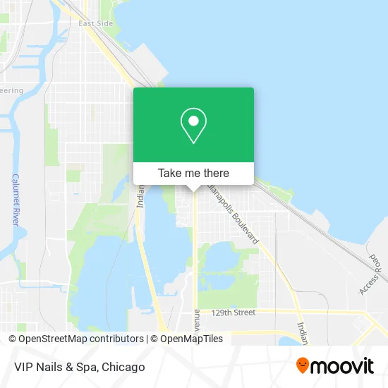VIP Nails & Spa map