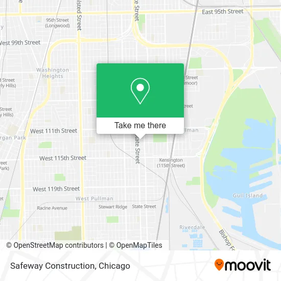 Safeway Construction map
