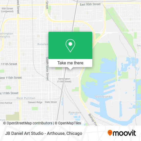 JB Daniel Art Studio - Arthouse map
