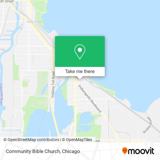 Mapa de Community Bible Church