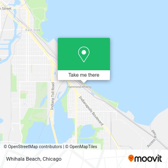 Mapa de Whihala Beach