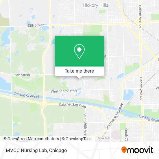 MVCC Nursing Lab map