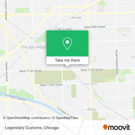 Legendary Customs map