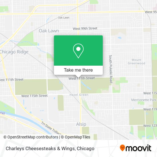 Charleys Cheesesteaks & Wings map