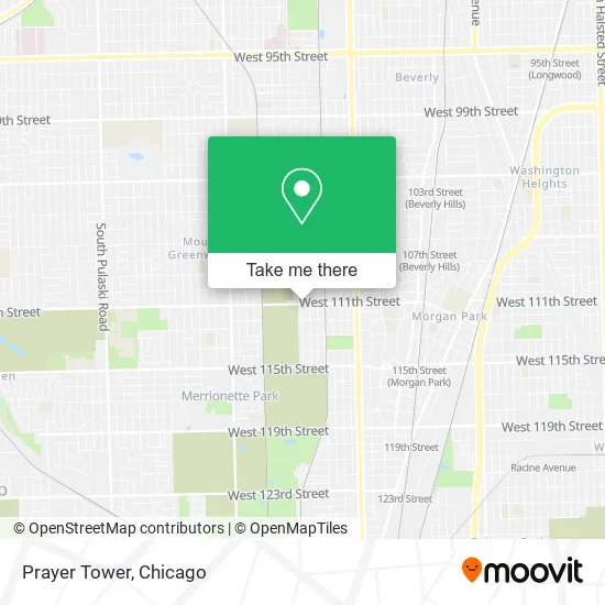 Prayer Tower map