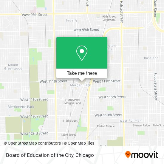 Board of Education of the City map