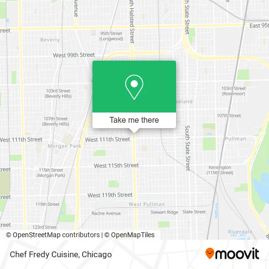 Chef Fredy Cuisine map