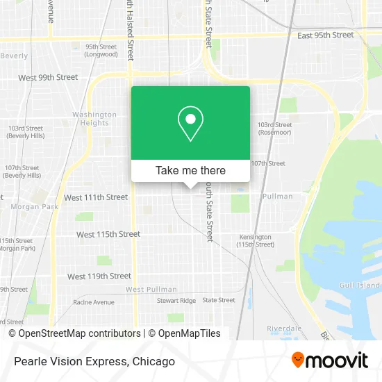 Pearle Vision Express map