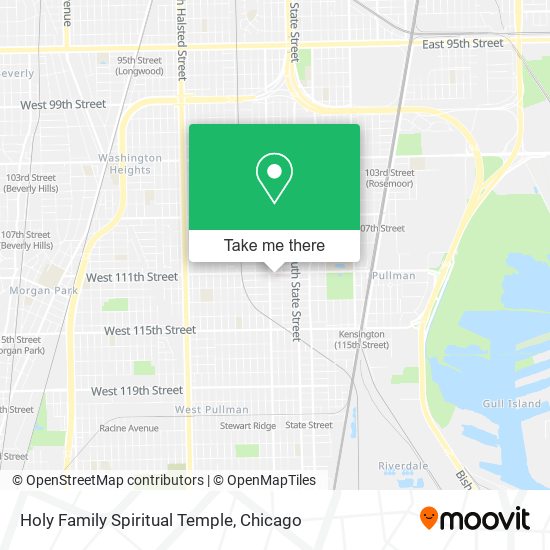 Holy Family Spiritual Temple map