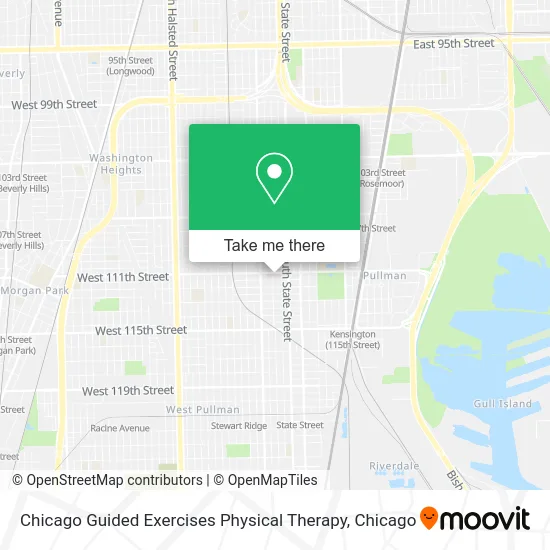 Chicago Guided Exercises Physical Therapy map