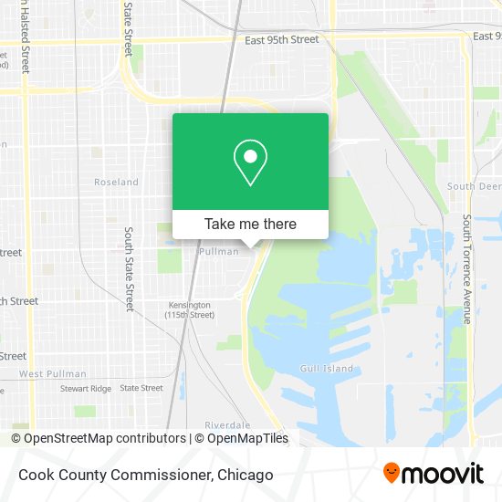 Cook County Commissioner map