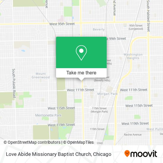 Mapa de Love Abide Missionary Baptist Church