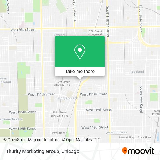 Thurlty Marketing Group map