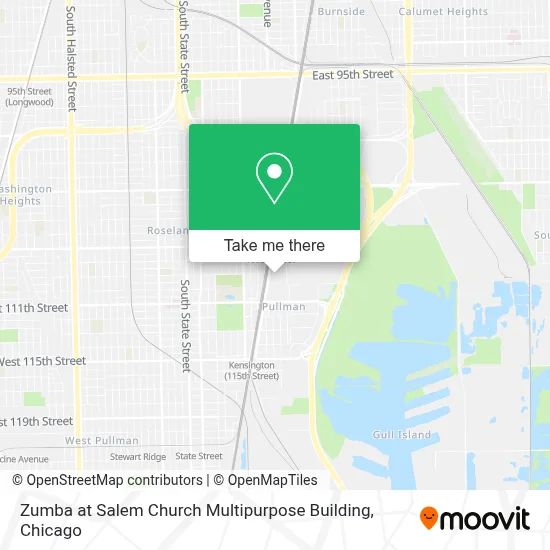 Zumba at Salem Church Multipurpose Building map