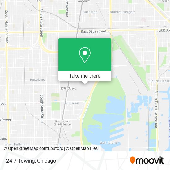 Mapa de 24 7 Towing