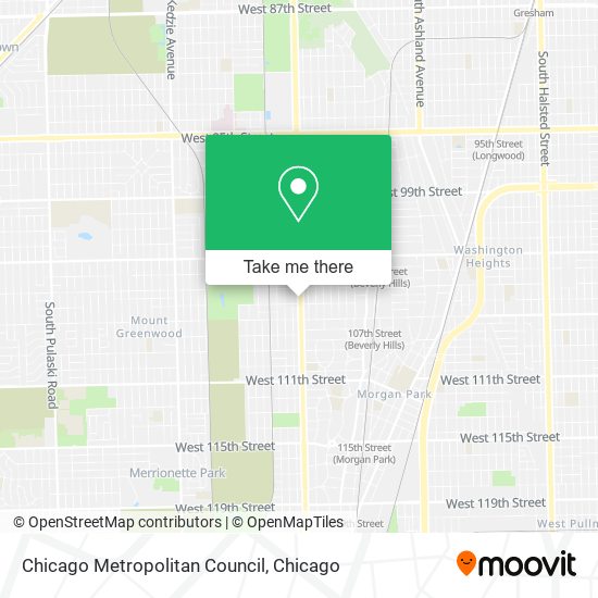 Chicago Metropolitan Council map