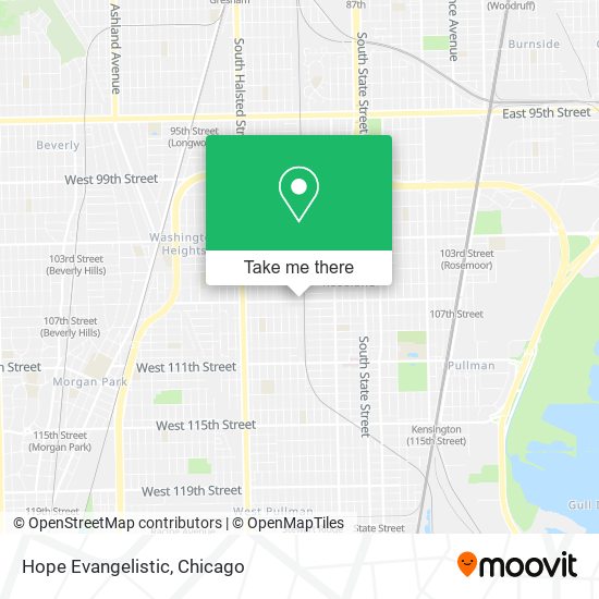 Mapa de Hope Evangelistic