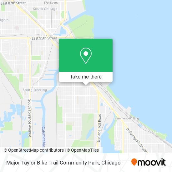 Major Taylor Bike Trail Community Park map