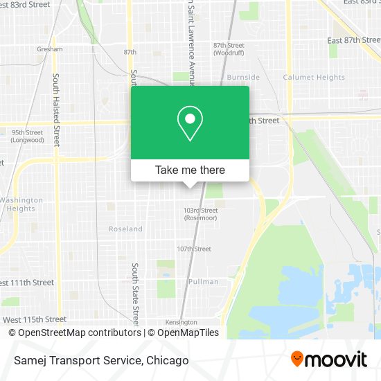 Mapa de Samej Transport Service