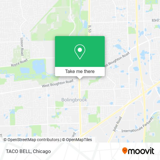 TACO BELL map