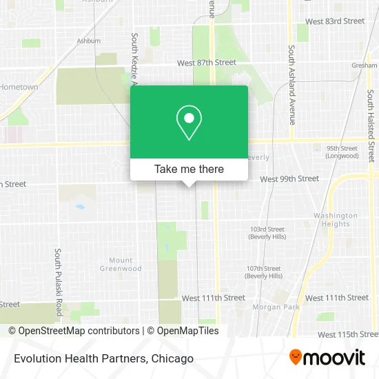 Evolution Health Partners map
