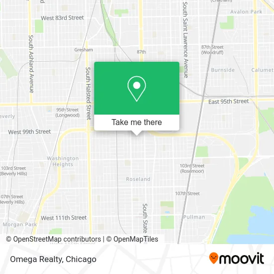 Omega Realty map