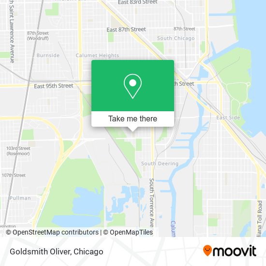 Mapa de Goldsmith Oliver