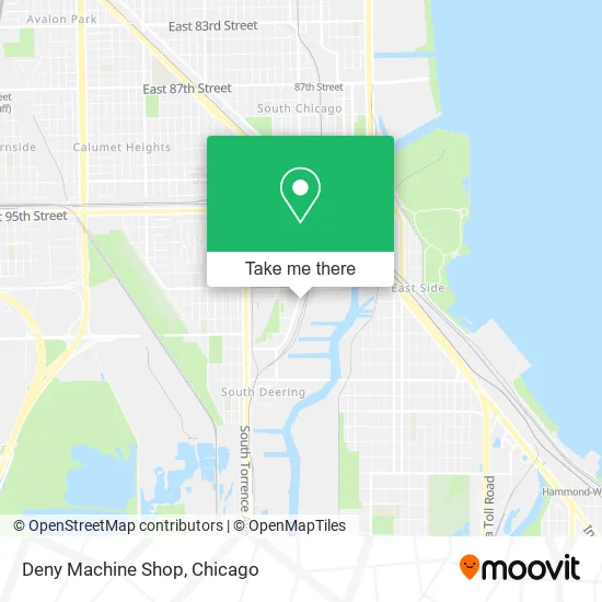 Mapa de Deny Machine Shop