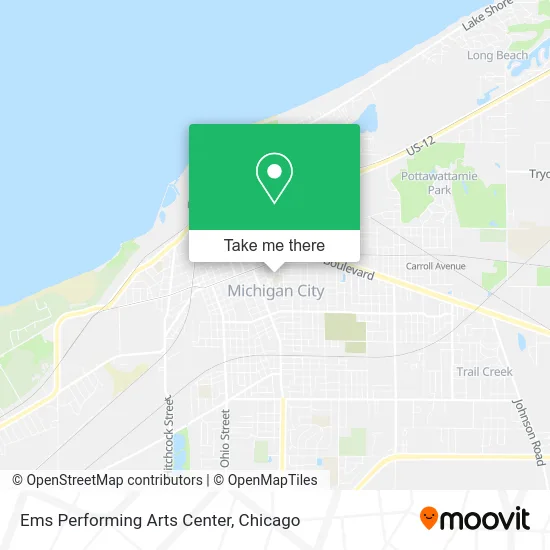 Ems Performing Arts Center map