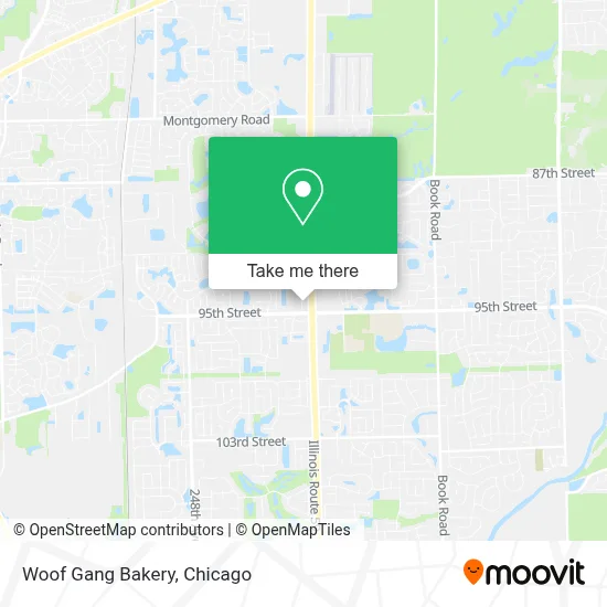 Woof Gang Bakery map