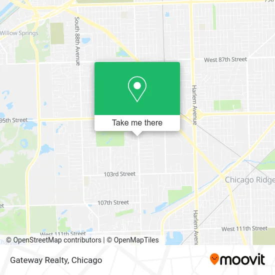 Gateway Realty map