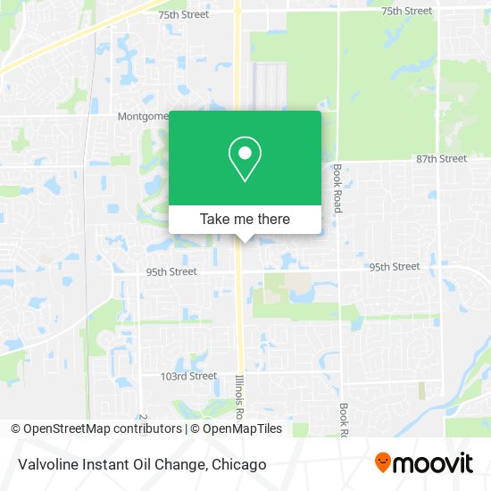 Mapa de Valvoline Instant Oil Change