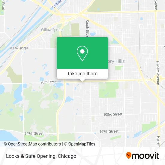 Locks & Safe Opening map