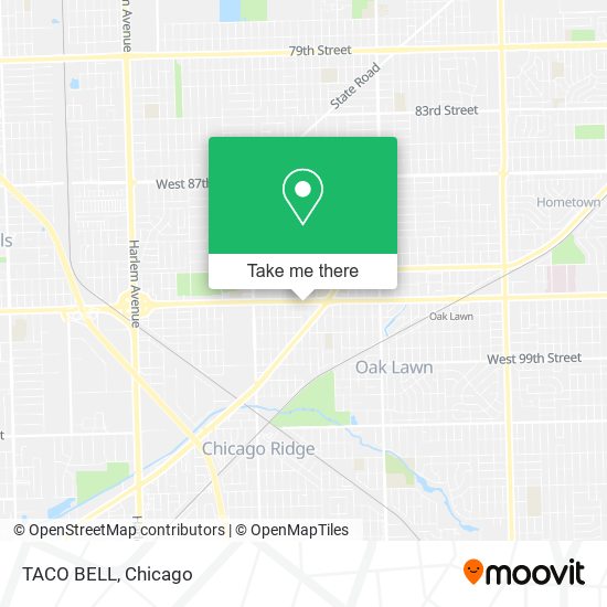 TACO BELL map