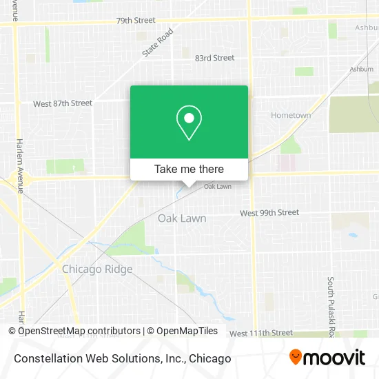 Constellation Web Solutions, Inc. map