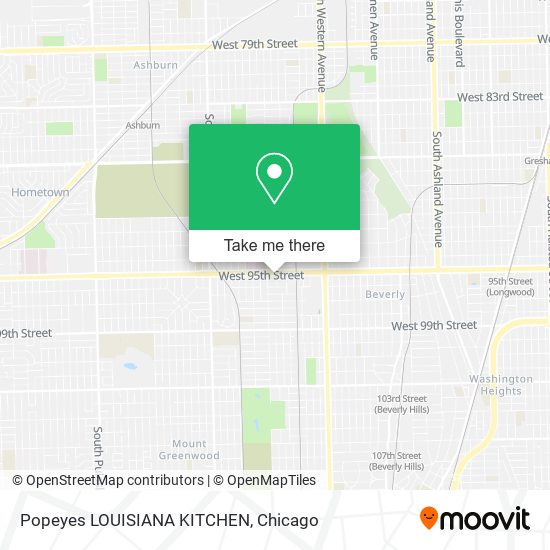 Mapa de Popeyes LOUISIANA KITCHEN