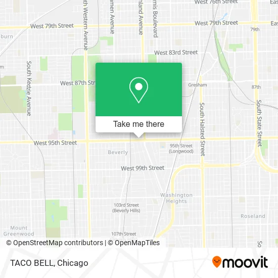 TACO BELL map