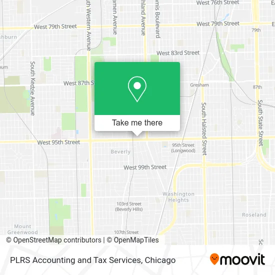 PLRS Accounting and Tax Services map
