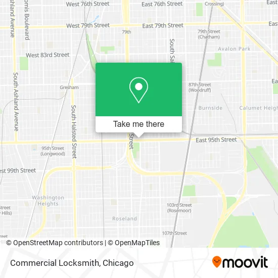 Commercial Locksmith map