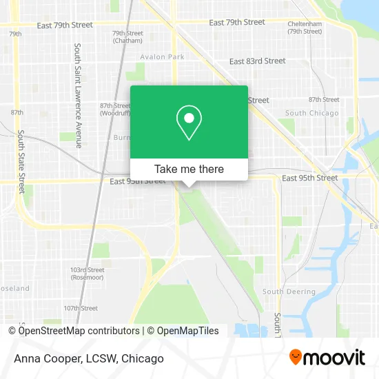 Anna Cooper, LCSW map