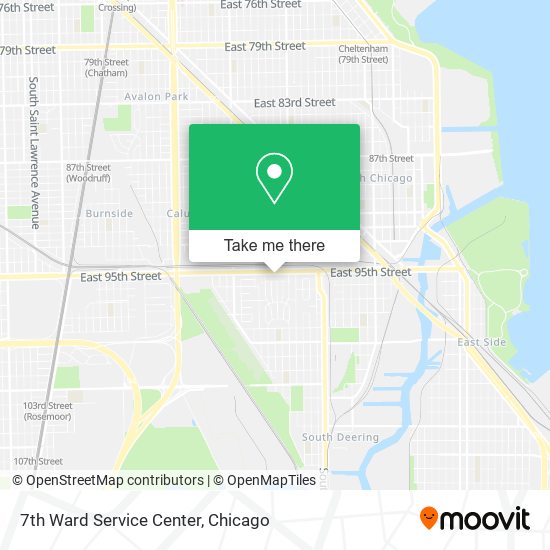 7th Ward Service Center map