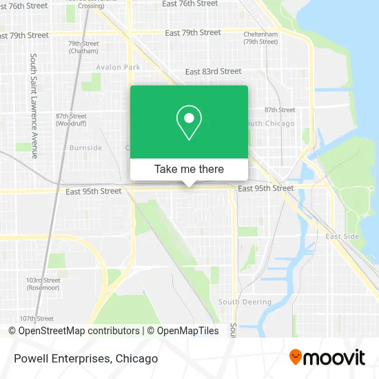 Powell Enterprises map