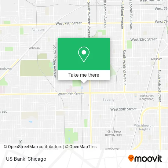 US Bank map