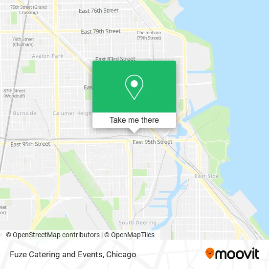 Fuze Catering and Events map