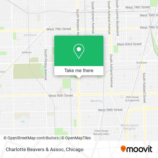 Charlotte Beavers & Assoc map