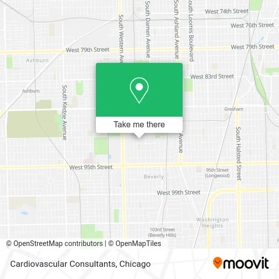 Cardiovascular Consultants map