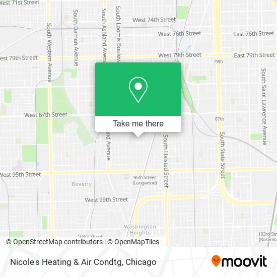 Nicole's Heating & Air Condtg map