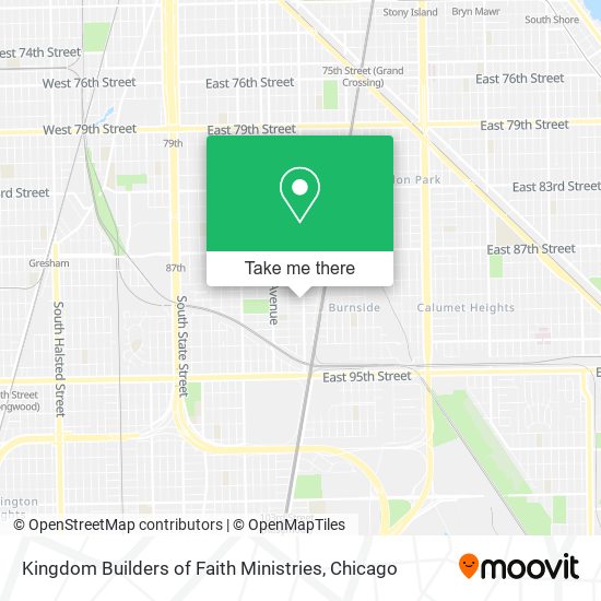 Kingdom Builders of Faith Ministries map