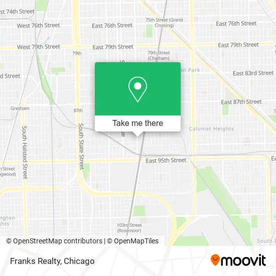 Franks Realty map